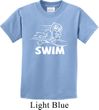 Kids White Penguin Power Swim Youth T-shirt