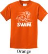 Kids White Penguin Power Swim Youth T-shirt