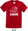 Kids White Penguin Power Swim Youth T-shirt