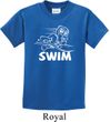 Kids White Penguin Power Swim Youth T-shirt