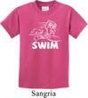 Kids White Penguin Power Swim Youth T-shirt