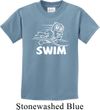 Kids White Penguin Power Swim Youth T-shirt