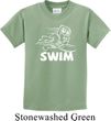 Kids White Penguin Power Swim Youth T-shirt