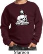 Kids Yoga At Peace Buddha Youth Sweatshirt
