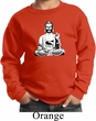 Kids Yoga At Peace Buddha Youth Sweatshirt