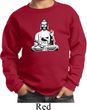 Kids Yoga At Peace Buddha Youth Sweatshirt