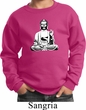 Kids Yoga At Peace Buddha Youth Sweatshirt
