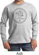Kids Yoga Circle Ganesha Black Print Youth Long Sleeve