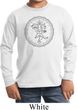 Kids Yoga Circle Ganesha Black Print Youth Long Sleeve