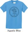 Kids Yoga Circle Ganesha Black Print Youth Shirt