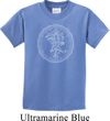 Kids Yoga Circle Ganesha White Print Youth T-shirt
