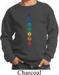 Kids Yoga Diamond Chakras Youth Sweatshirt