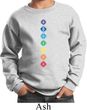 Kids Yoga Diamond Chakras Youth Sweatshirt