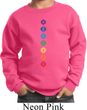 Kids Yoga Diamond Chakras Youth Sweatshirt