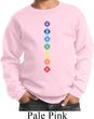 Kids Yoga Diamond Chakras Youth Sweatshirt