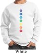Kids Yoga Diamond Chakras Youth Sweatshirt