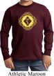 Kids Yoga Diamond Manipura Youth Long Sleeve