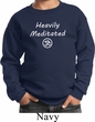 Kids Yoga Heavily Meditated with OM Youth Sweatshirt