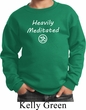 Kids Yoga Heavily Meditated with OM Youth Sweatshirt