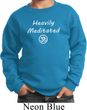 Kids Yoga Heavily Meditated with OM Youth Sweatshirt