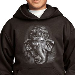 Kids Yoga Hoodie 3D Ganesha Darks Hoody