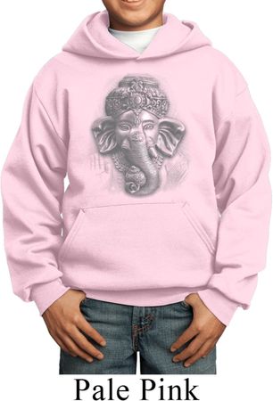 Kids Yoga Hoodie 3D Ganesha Lights Hoody