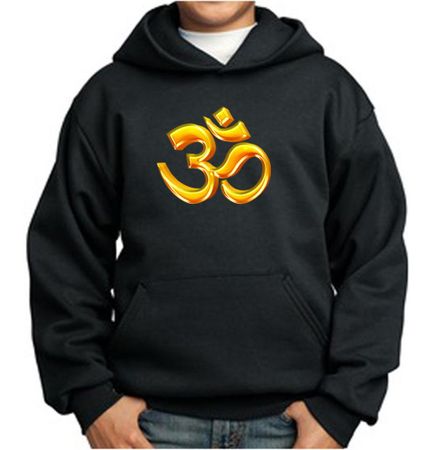 Kids Yoga Hoodie 3D OM Hoody