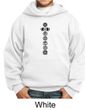Kids Yoga Hoodie 7 Chakras Black Print Youth Hoody