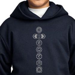 Kids Yoga Hoodie 7 Chakras Meditation Youth Hoody