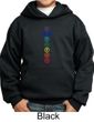Kids Yoga Hoodie 7 Colored Chakras Youth Hoody
