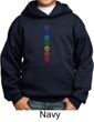 Kids Yoga Hoodie 7 Colored Chakras Youth Hoody