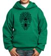 Kids Yoga Hoodie Black Bodhi Tree Hoody