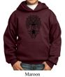Kids Yoga Hoodie Black Bodhi Tree Hoody