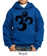 Kids Yoga Hoodie Black Distressed OM Hoody