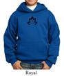 Kids Yoga Hoodie Black Namaste Lotus Hoody