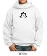 Kids Yoga Hoodie Black Namaste Lotus Hoody