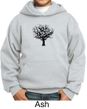 Kids Yoga Hoodie Black Tree of Life Youth Hoody