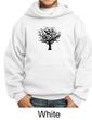 Kids Yoga Hoodie Black Tree of Life Youth Hoody