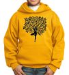 Kids Yoga Hoodie Black Tree Pose Hoody