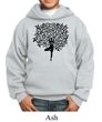 Kids Yoga Hoodie Black Tree Pose Hoody