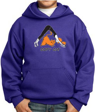 Kids Yoga Hoodie Copy Cat Hoody