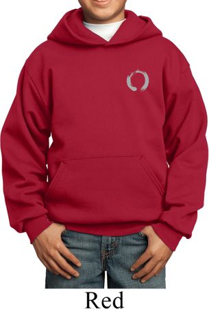 Kids Yoga Hoodie Enso Pocket Print Hoody