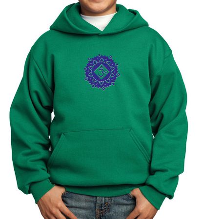 Kids Yoga Hoodie Floral Sahasrara Hoody