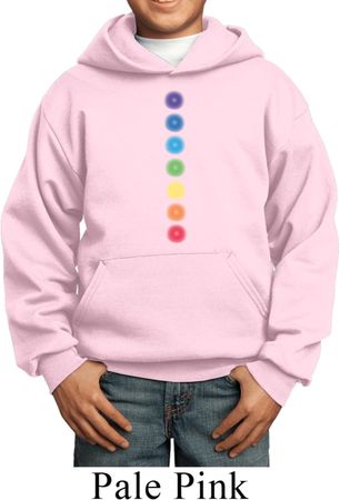 Kids Yoga Hoodie Glowing Chakras Hoody