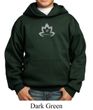 Kids Yoga Hoodie Grey Namaste Lotus Hoody