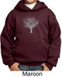 Kids Yoga Hoodie Grey Tree of Life Youth Hoody
