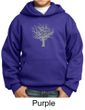 Kids Yoga Hoodie Grey Tree of Life Youth Hoody
