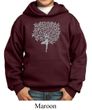 Kids Yoga Hoodie Grey Tree Pose Hoody