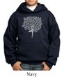 Kids Yoga Hoodie Grey Tree Pose Hoody