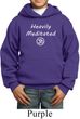 Kids Yoga Hoodie Heavily Meditated with OM Youth Hoody